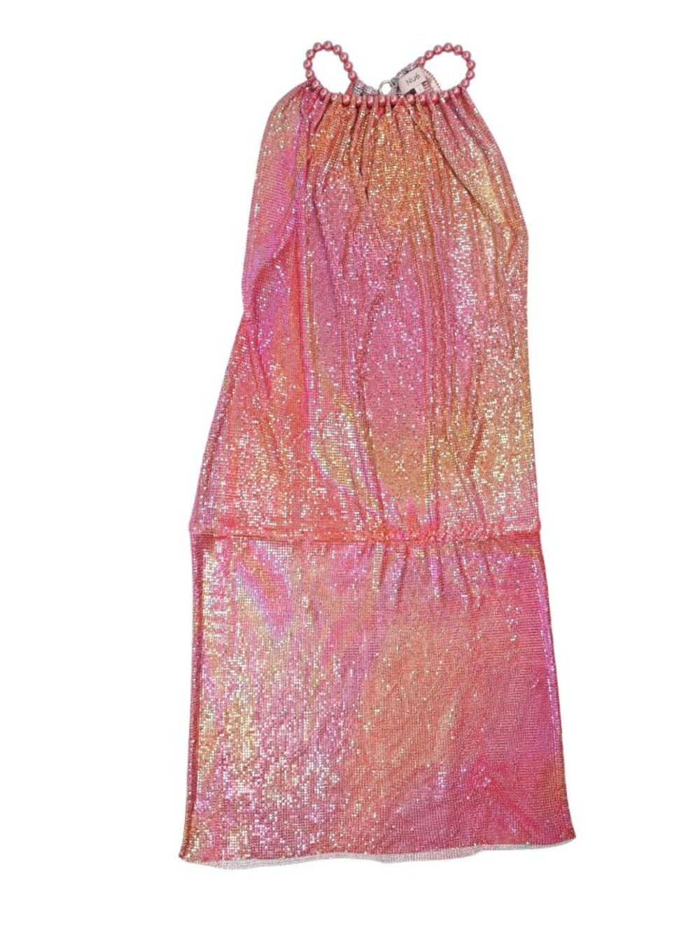 Nue Sequined Mini Dress in Pink